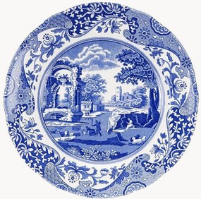 Set di 4 piatti da colazione Blue Italian