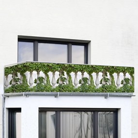 Schermo per balcone in plastica verde 500x85 cm - Maximex