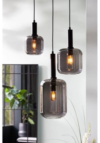 Lampada da soffitto grigia con paralume in vetro ø 21 cm Lekar - Light &amp; Living