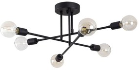 Apparecchio da soffitto nero Flower - Opviq lights