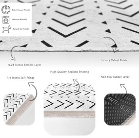 Tappeto bianco 160x230 cm - Mila Home