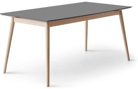 Tavolo da pranzo pieghevole in colore antracite-naturale 100x210 cm Meza - Hammel Furniture