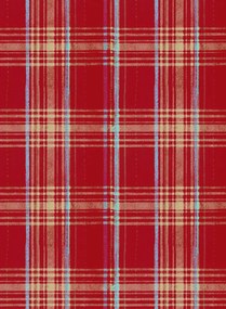 Mindthegap Carta da parati Seaport Plaid - red