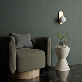 Applique da parete 1xE27/40W/230V oro/bianco