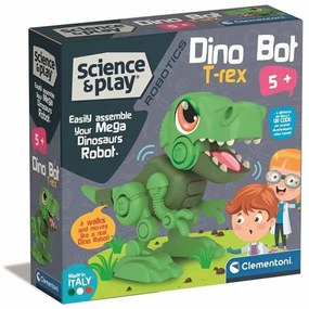 Set di Costruzioni Clementoni Dino Bot T-Rex 20 x 20 x 6 cm