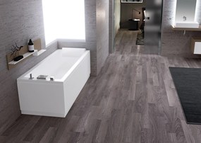 Novellini Calos 2.0 vasca normale 170X70 Con Pannello Frontale E Laterale senza Rubinetto bianco lucido