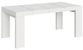 Tavolo allungabile Roxell Premium in diverse dimensioni e finiture, Bianco Frassino / 90x130/234 cm