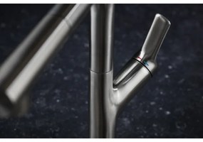 KFA Armatura 6623-220-22- Rubinetto lavello con doccetta estraibile DUERO DESIGN acciaio inossidabile