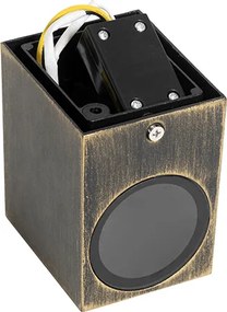 Applique moderna oro antico IP44 - Baleno