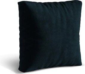 Cuscino blu scuro per divano componibile in tessuto bouclé Martina - Micadoni Home