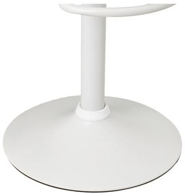 Sgabelli da bar bianchi ad altezza regolabile in similpelle in set di 2 (altezza seduta 72 cm) - Casa Selección