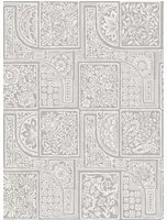 50er Jahre Tapete Bellini von Cole & Son - White & Grey