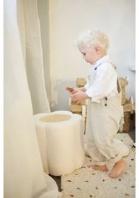 Childhome - Sgabello FIORE diametro 35 cm color crema