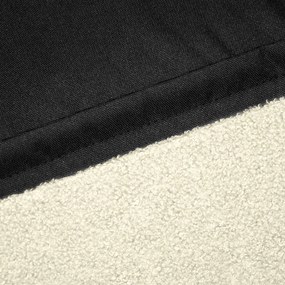 Pouf a sacco per bambini color crema con rivestimento in bouclé Snug 130 Bear – SLOWDOWN