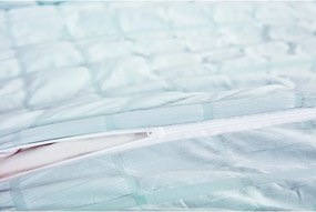 Biancheria da letto in grigio chiaro in crêpe per letto singolo 140x200 cm Naomi – My House