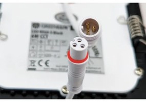 Lampada LED da incasso VEGA LED/18W/230V 2900/3900/5800K diametro 22,5 cm nero