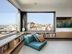 APLED - Lampada LED SQUARE WOODLINE LED/6W/230V 3000K 12x12 cm cenere legno solido