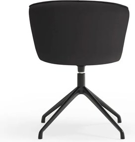 Set di sedie da pranzo nera in imbottito 2 pz Add – Teulat