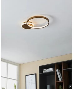 Eglo 900423 - Plafoniera LED dimmerabile GAFARES LED/15W/230V oro + tc