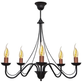 Lampadario a sospensione con filo MALBO III 5xE14/60W/230V