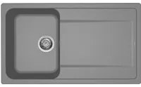 Lavello Elleci Incasso 1 vasca 86x50 Life 400 Granitek Grigio Titanium LM240073