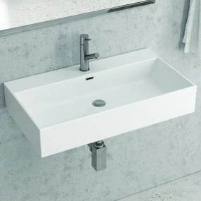 Kamalu - lavabo sospeso 75 cm litos-v75