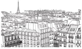 Fotomurale Da uno sketchbook parigino