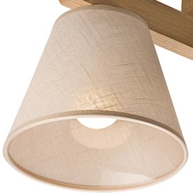 Plafoniera ANTONIO 3xE14/40W/230V rovere