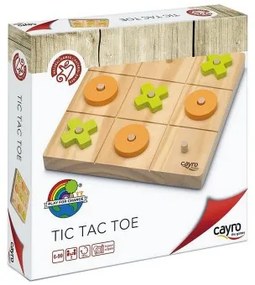 Gioco Tris Cayro Tic Tac Toe Legno 20 x 20 x 4 cm