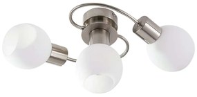 Lindby - Ciala 3 Plafoniera Bianco/Nickel Lindby