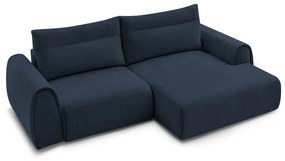 Divano angolare in blu scuro Aden – Bobochic Paris