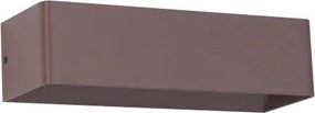 Brilagi - Lampada da parete per esterni LED DONNANI/12W/230V 30 cm marrone IP44
