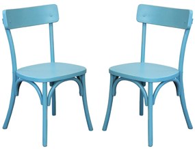 CHELSEA - set 2 sedie in legno di olmo