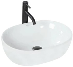 REA-U0416 - Lavabo da appoggio AMELIA 34,5x48 cm ceramica/bianco lucido