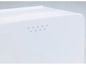 WENKO 54099100 - Portapane KUBO 35x26,5 cm bianco/marrone