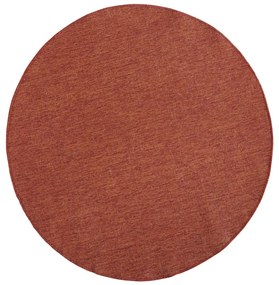 Tappeto per esterni rosso mattone , ø 140 cm Miami - NORTHRUGS