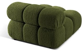 Modulo divano bouclé verde (parte centrale) Bellis - Micadoni Home