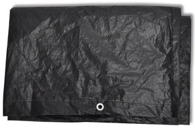 Copertura per mobili da giardino con 8 occhielli 240x140x90 cm