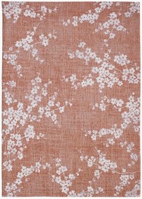 Tappeto jacquard lavabile da interno-esterno Sakura