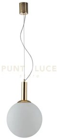 Lampadario a sospensione hera oro 1 luce attacco e27 30x160cm  in m...