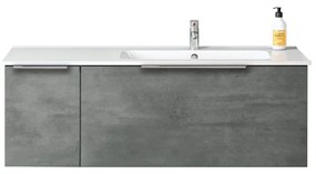 Mobile da bagno sotto lavabo Portland cemento L 30 x H 40 x P 45.5 cm 1 anta, lavabo non incluso