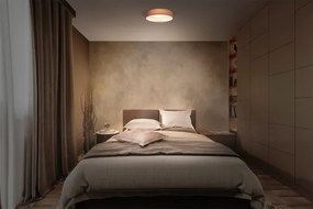 Osram - Plafoniera ORBIS PARIS 3xE27/15W/230V Ø 48 cm marrone