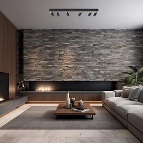 Faretto NEO 6xGU10/8W/230V nero/oro