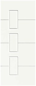 Pannello per porta d'ingresso P190 pellicolato pvc bianco L 92 x H 210.5 cm, Sp 6 mm apertura sinistra