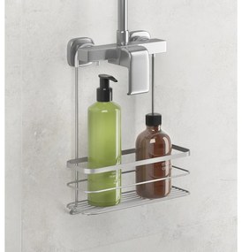 Mensola da bagno sospesa in acciaio inox color argento Origin - Metaltex
