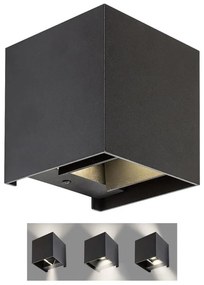 Rabalux 7396 - Applique da esterno SOLIN 1xG9/42W/230V IP54 nero