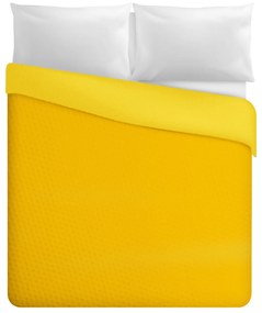 Trapuntino matrimoniale double face giallo chiaro scuro