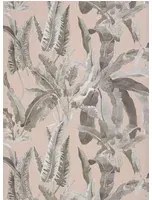 Nina Campbell Carta da parati benmore - Blush/ Grey