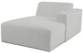 Modulo divano in bouclé bianco (angolo destro) Roxy - Scandic