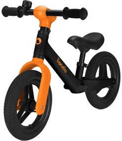 Lionelo - Bicicletta senza pedali TONI Nero/Arancione